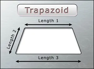 Measure trapezoid opening